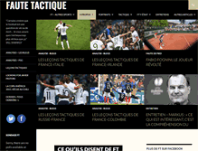 Tablet Screenshot of fautetactique.com